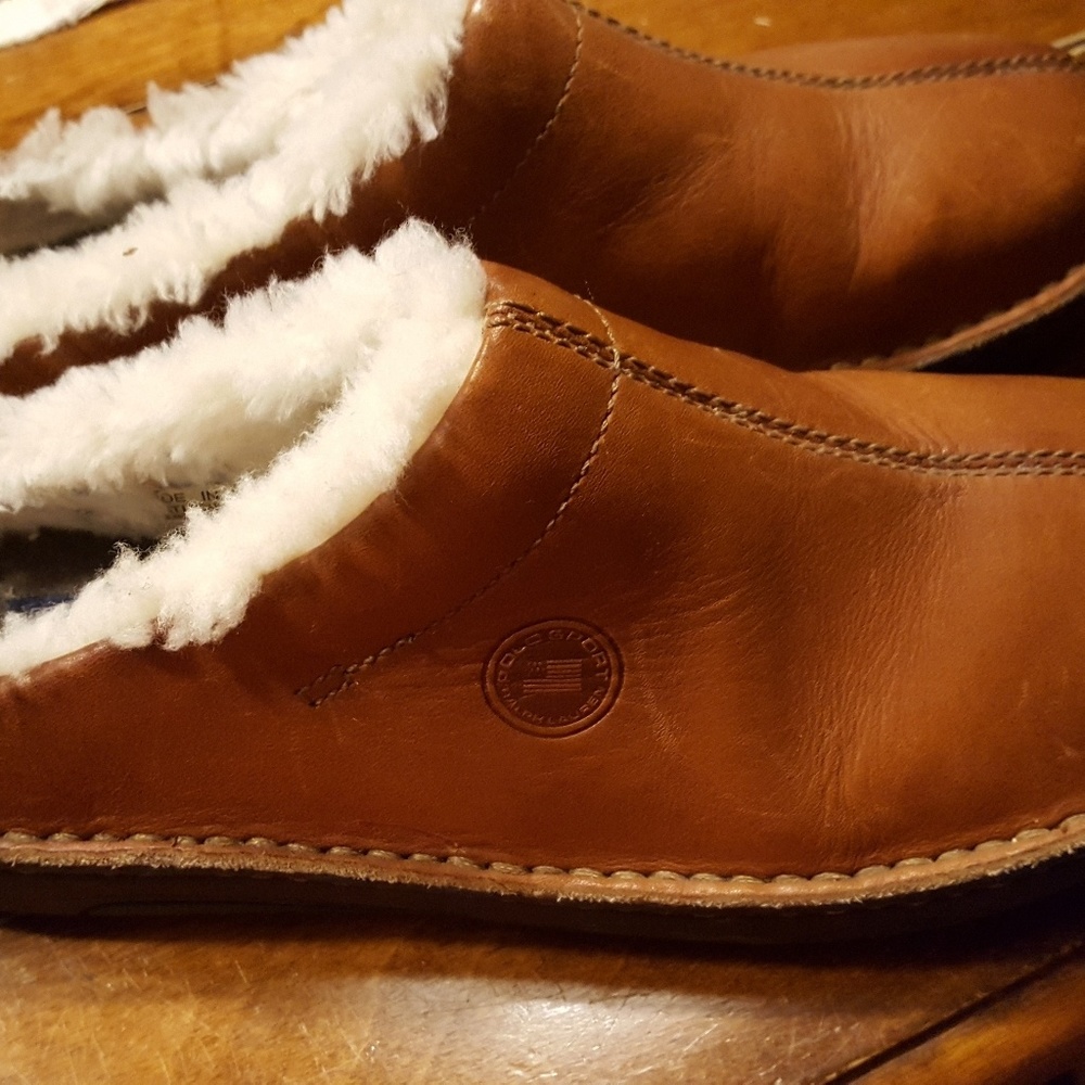 Ralph Lauren leather mule